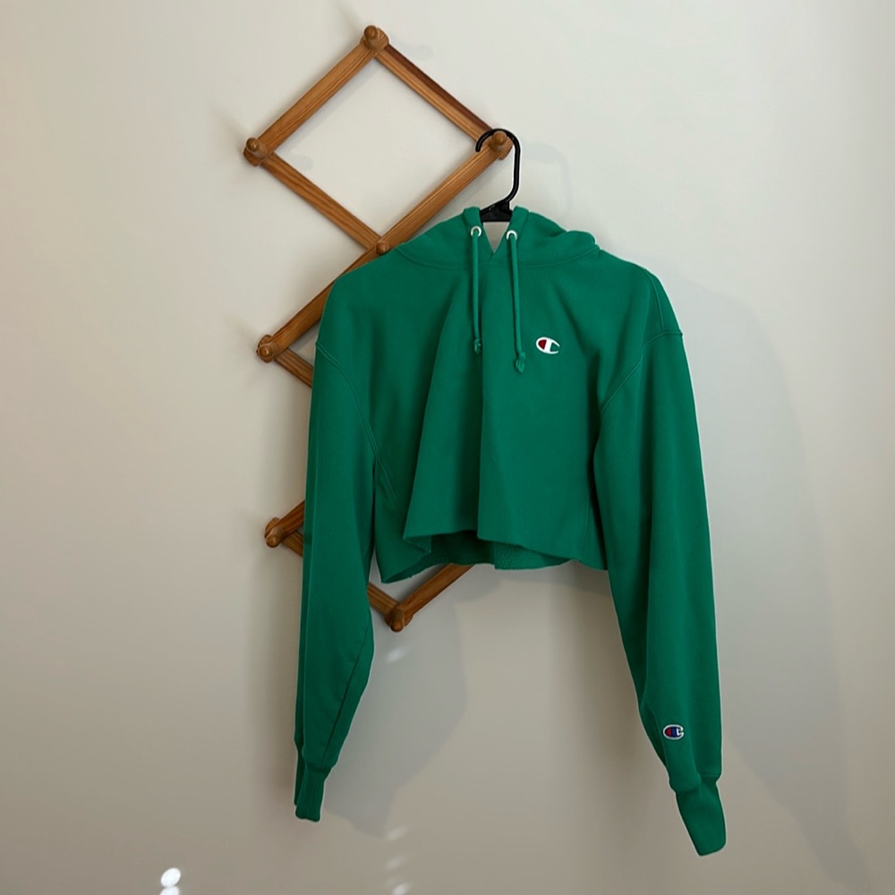 Champion cropped hoodie